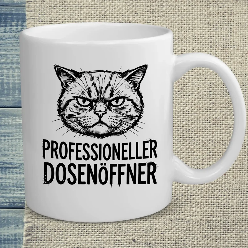 Professioneller Dosenöffner - Tasse