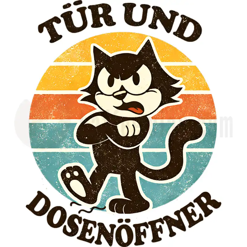 Tür und Dosenöffner - Tasse