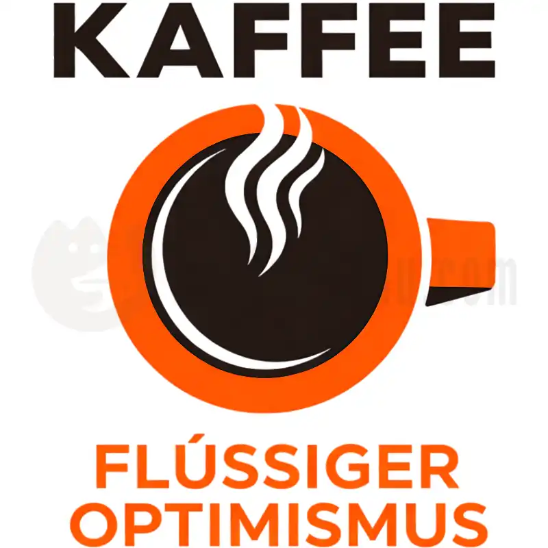 Kaffee - Flüssiger Optimismus - Tasse