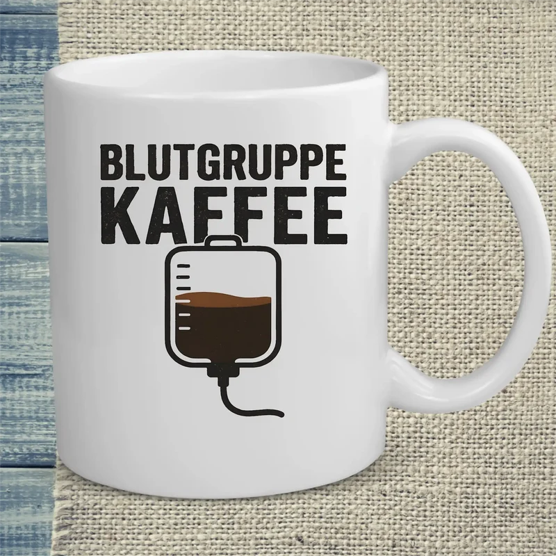 Blutgruppe Kaffee - Tasse