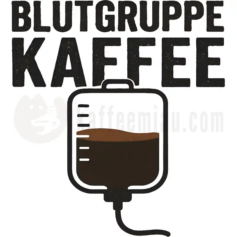 Blutgruppe Kaffee - Tasse