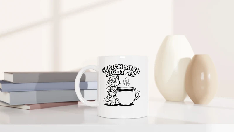 Sprich mich nicht an - Tasse