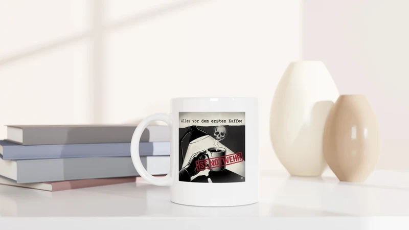 Alles vor dem ersten Kaffee ist Notwehr - Tasse