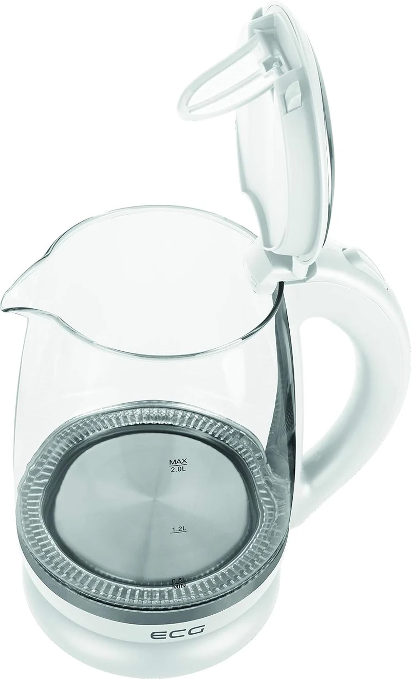 ECG RK 2020 White Glass Wasserkocher