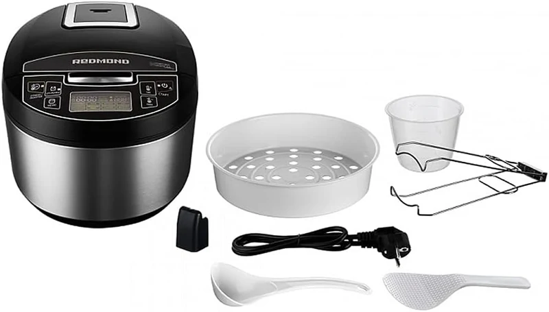 Multikocher REDMOND RMC-RMC-M4512 (Russisch) mit 40 Programmen (Brot, Dampfgaren etc.), LCD-Touch-Di