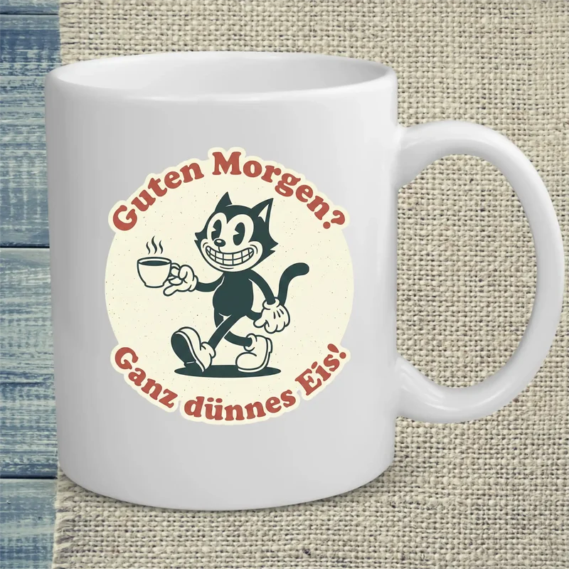 Guten Morgen? Ganz dünnes Eis! Streetwear - Tasse