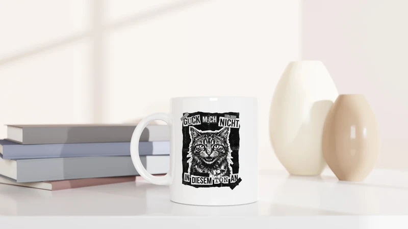 Guck mich nicht in diesem Ton an - Streetwear - Tasse
