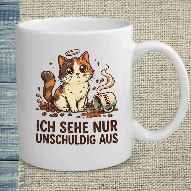 Ich sehe nur unschuldig aus - Tasse