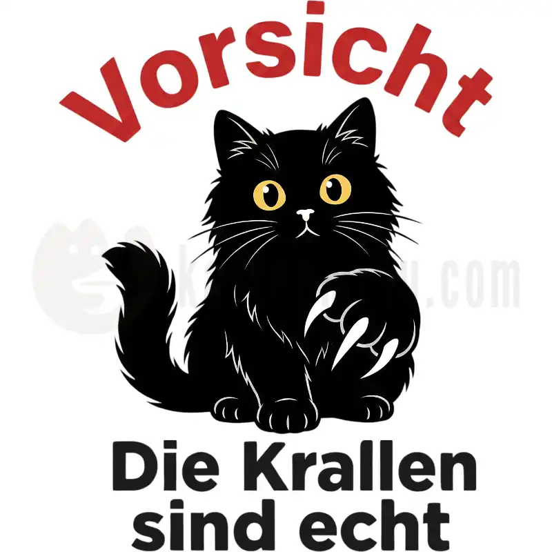 Vorsicht. Die Krallen sind echt. - Tasse