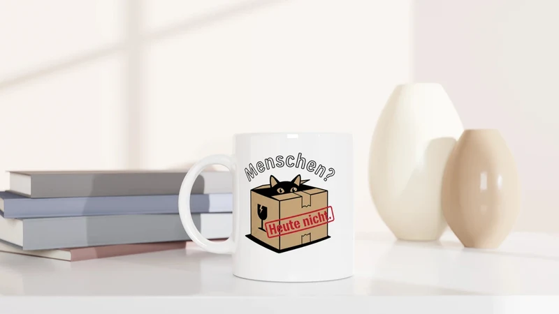 Menschen? Heute nicht. - Tasse
