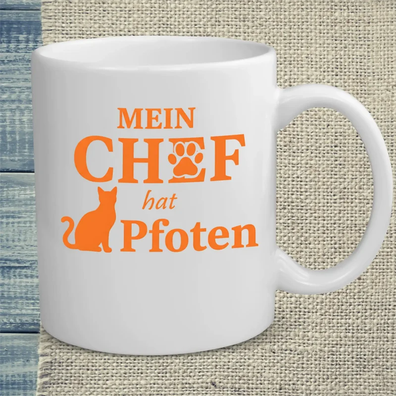 Mein Chef hat Pfoten - Tasse