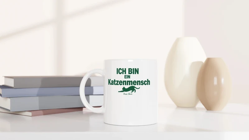 Ich bin ein Katzenmensch - Tasse