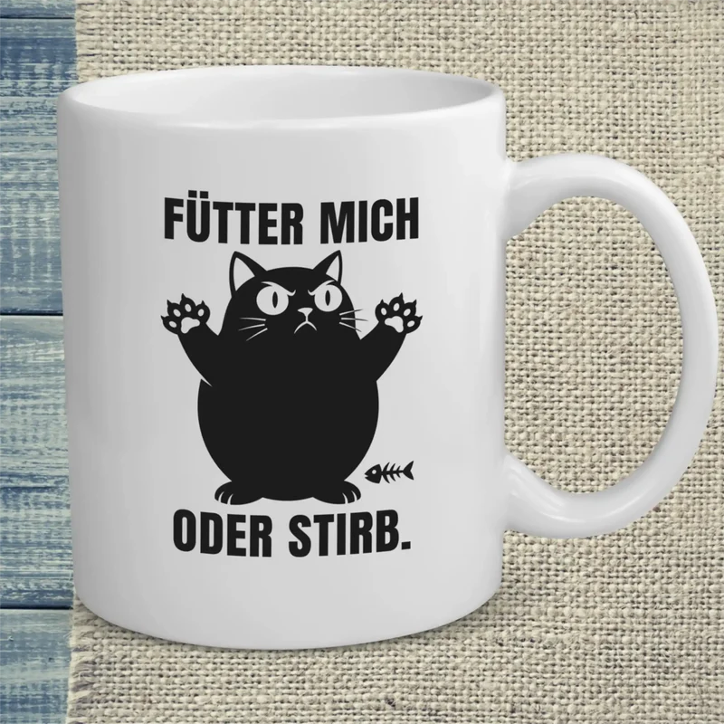 Fütter mich oder stirb - Tasse