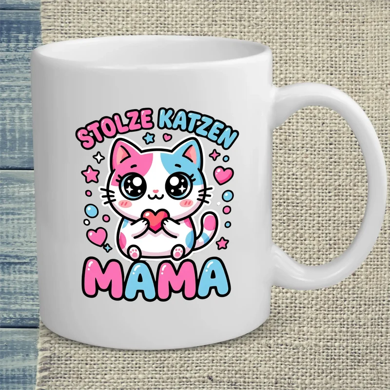 Stolze Katzen Mama - Tasse