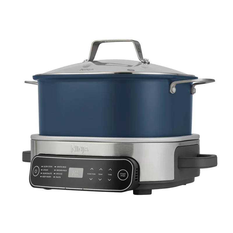Ninja Foodi PossibleCooker, 6 L Slow Cooker und Reiskocher, vielseitige 8-in-1-Funktionen, nachtblau