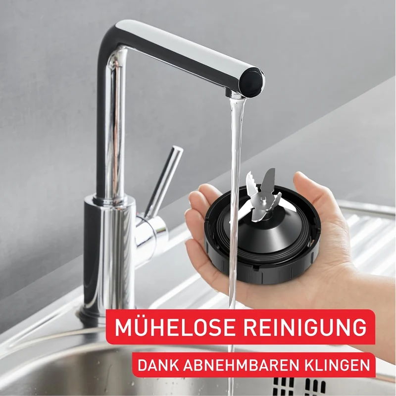 Tefal BL435831 BL4358 Standmixer, Glas, 1.75 liters, Schwarz