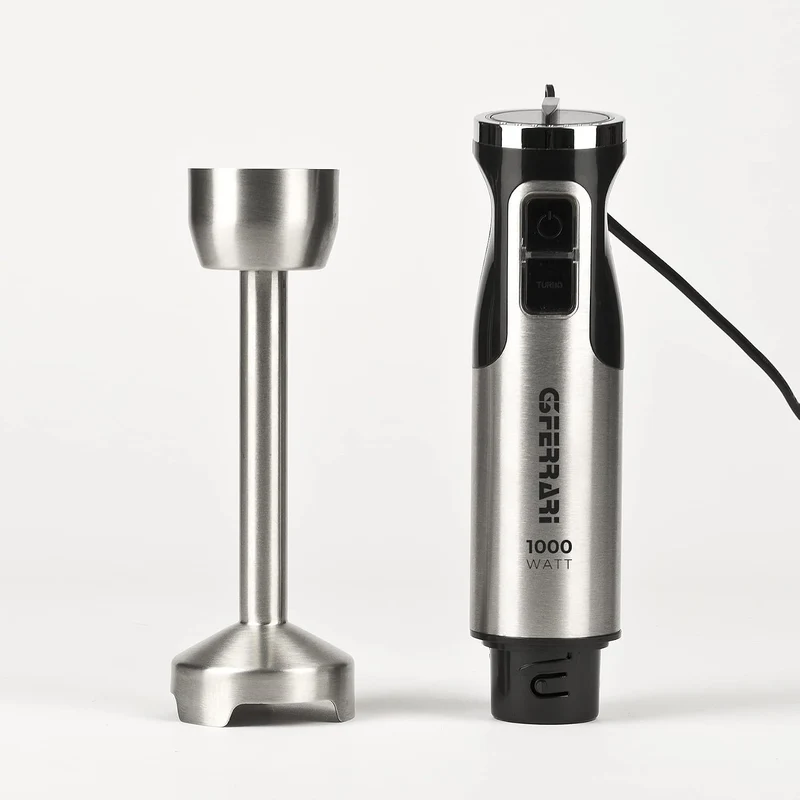 G3 Ferrari G20143 Antelao3-in-1 Stabmixer-Set mit Mixstab, Schneebesen und Zerkleinerer, DC-Motor, 1