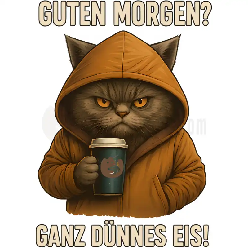 Guten Morgen? Ganz dünnes Eis! - Tasse