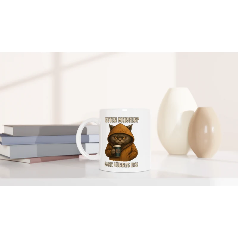 Guten Morgen? Ganz dünnes Eis! - Tasse