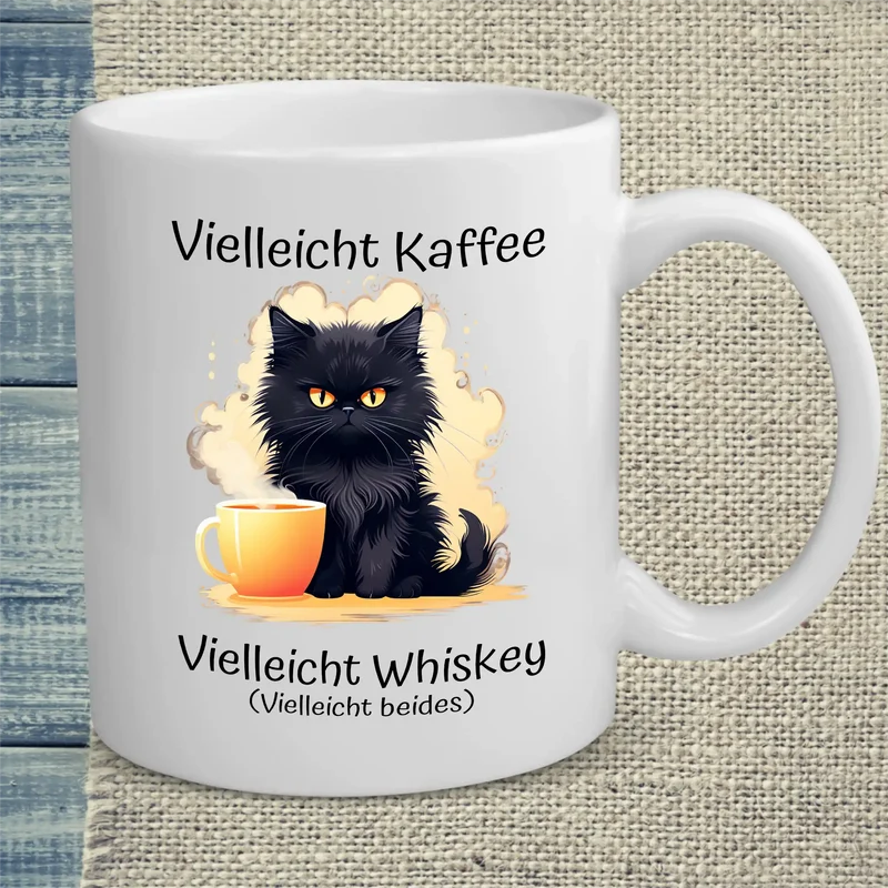 Vielleicht Kaffee, Vielleicht Whiskey, Vielleicht beides - Tasse