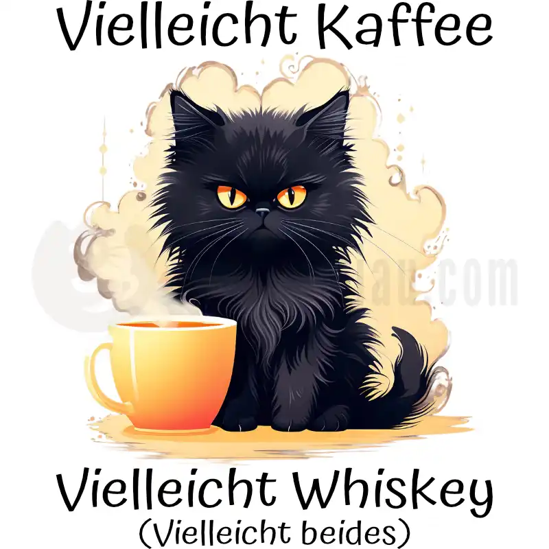 Vielleicht Kaffee, Vielleicht Whiskey, Vielleicht beides - Tasse