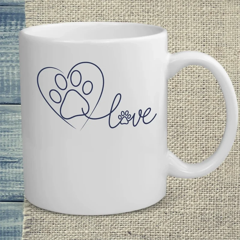 Love - Pfote - Tasse