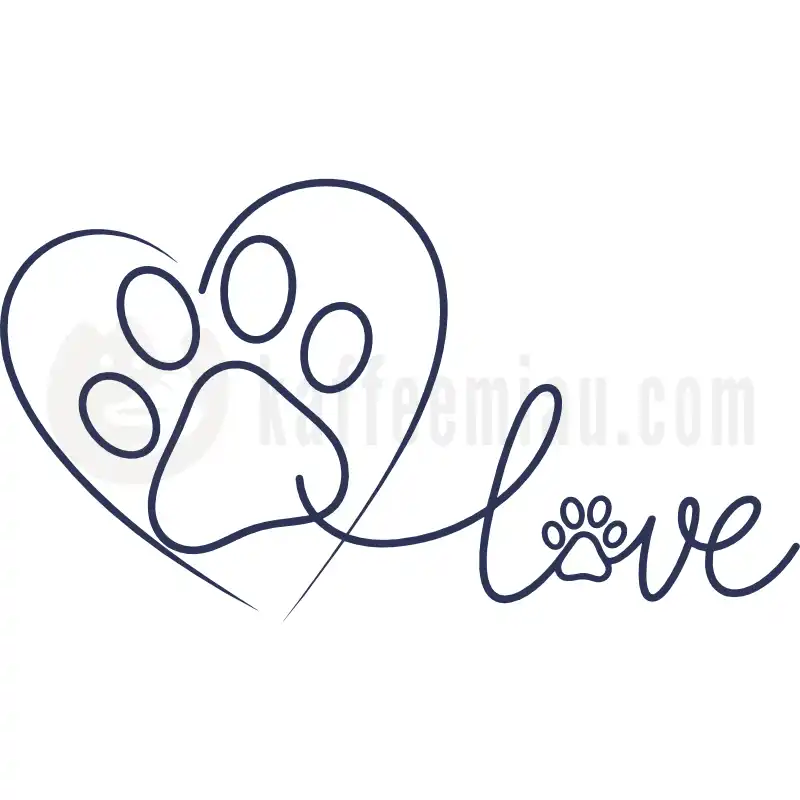 Love - Pfote - Tasse