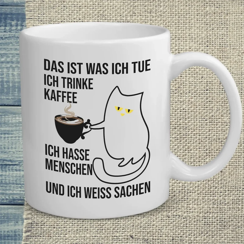 Und ich weiß Sachen - Tasse