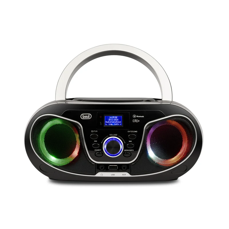 Trevi CMP 588 DAB Tragbares Stereo mit DAB/DAB+ und FM mit RDS, Dot Matrix Display mit hoher Ablesba