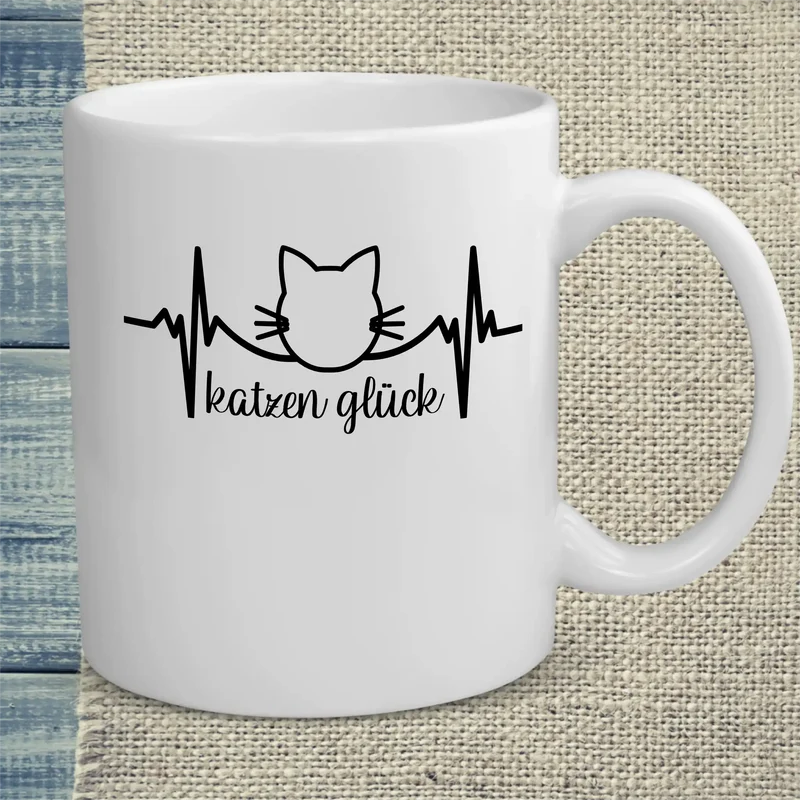 Katzen Glück - Tasse