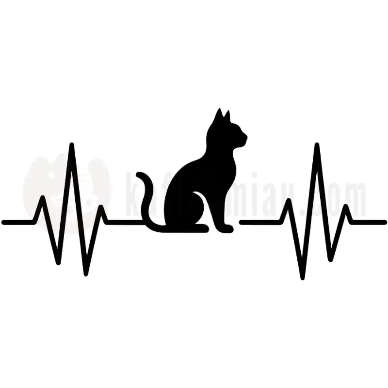 Herzschlag für Katzen - Tasse