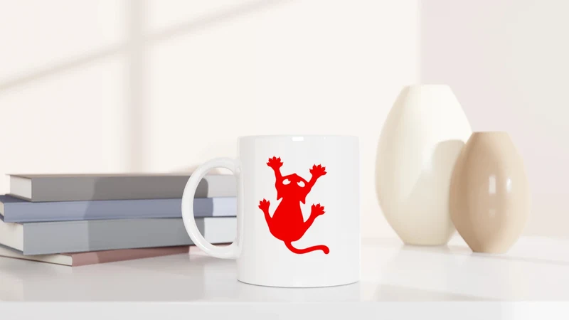 Klammerkatze Neon Flare - Tasse
