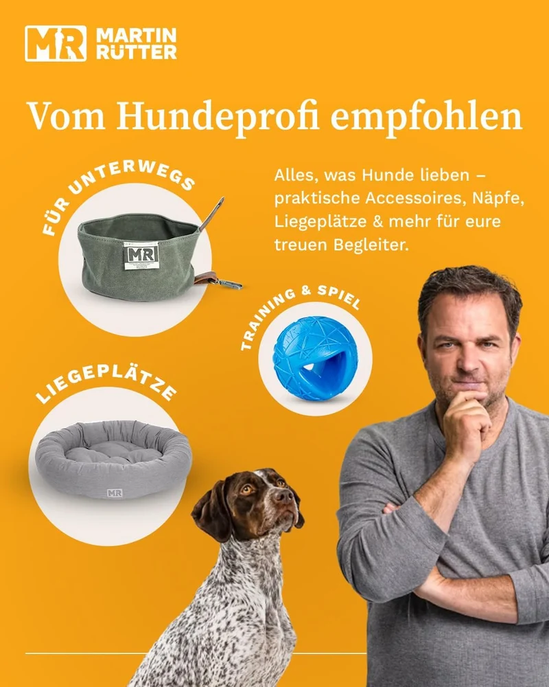 Martin Rütter FUNSTIX Stöckchenersatz für Hunde Grösse: M, Farbe: Metallic-Blau – Flexibler & sicher