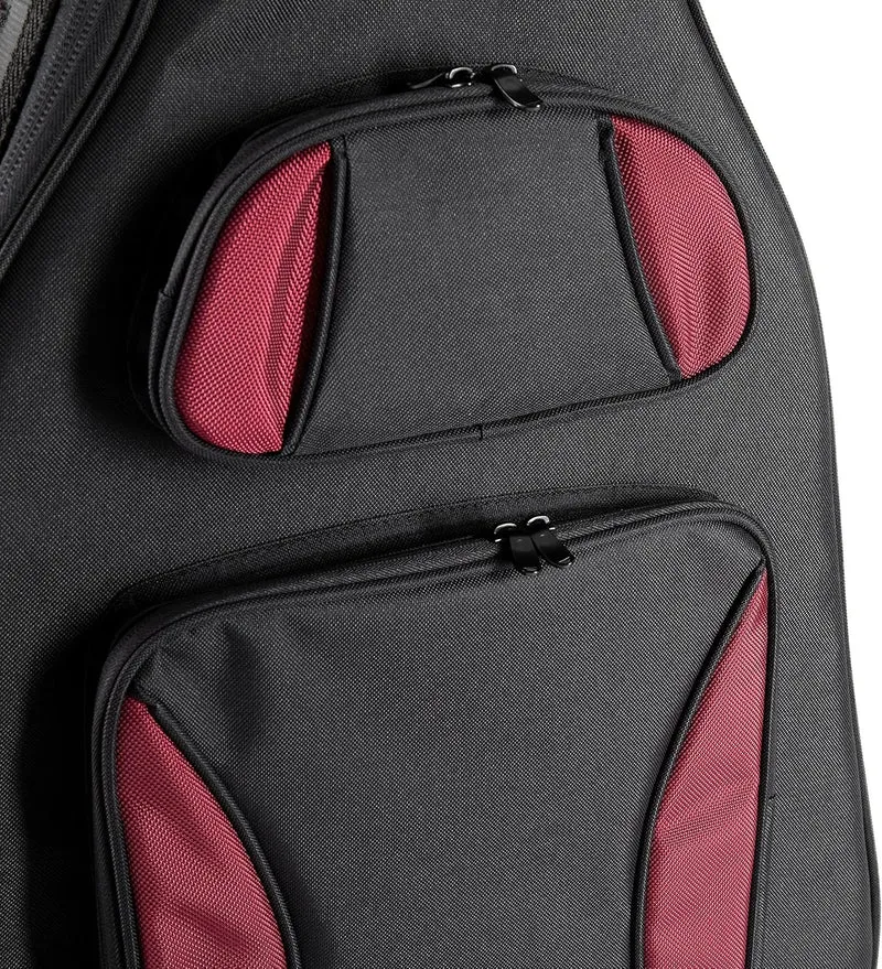 Fame Gigbag für Westerngitarre, Dreadnought, Grand Auditorium, Dicke Polsterung, Halsstütze, 3 Zubeh
