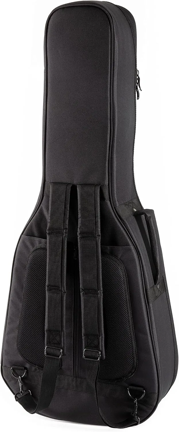 Fame Gigbag für Westerngitarre, Dreadnought, Grand Auditorium, Dicke Polsterung, Halsstütze, 3 Zubeh