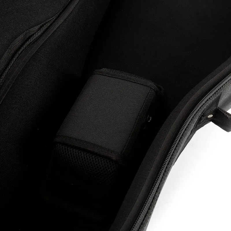 Fame Gigbag für Westerngitarre, Dreadnought, Grand Auditorium, Dicke Polsterung, Halsstütze, 3 Zubeh