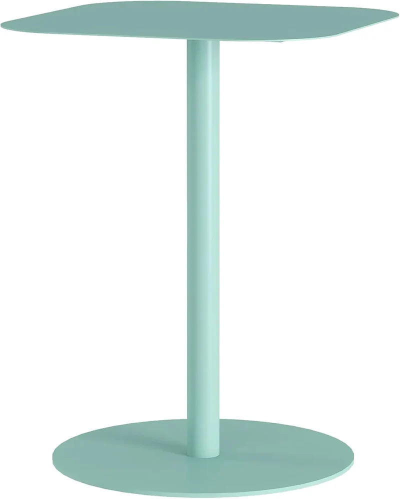 [en.casa] Beistelltisch Nastätten Gartentisch Couchtisch mit Metallgestell Sofatisch modernes Design