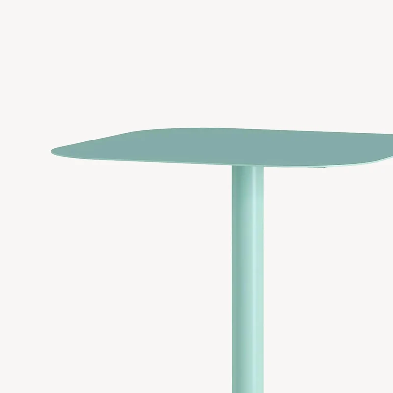 [en.casa] Beistelltisch Nastätten Gartentisch Couchtisch mit Metallgestell Sofatisch modernes Design