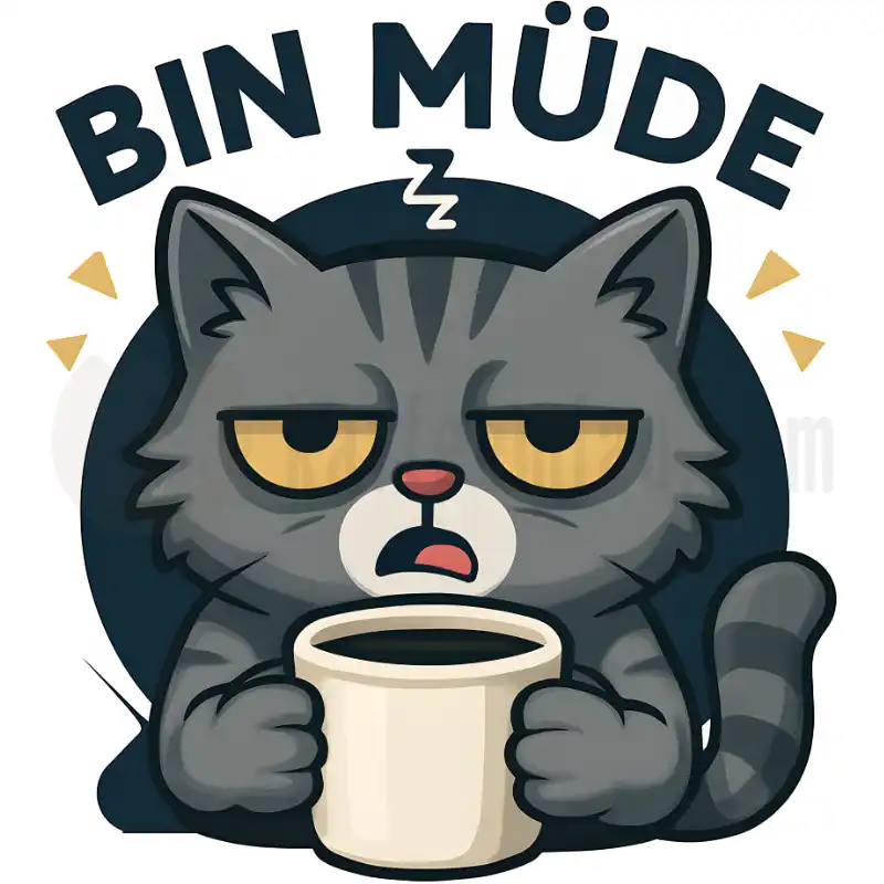 Bin Müde - Tasse