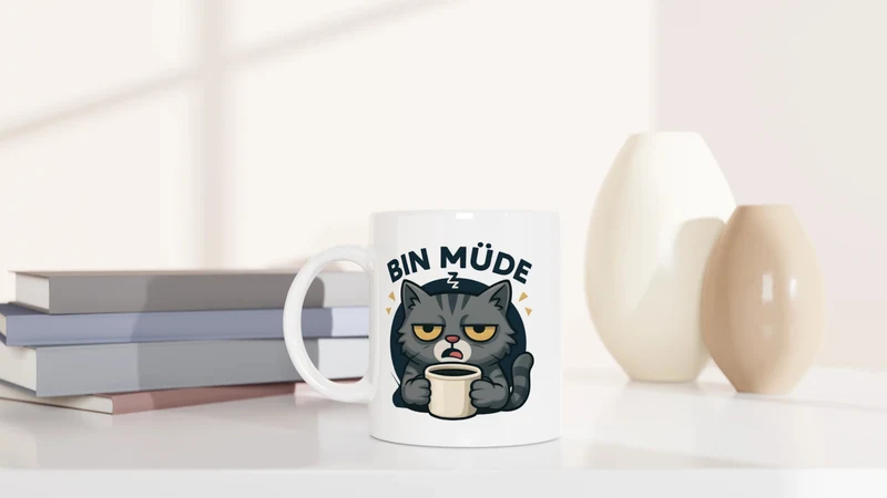 Bin Müde - Tasse