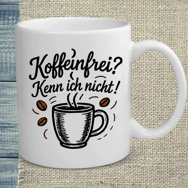 Koffeinfrei? Kenn ich nicht! - Tasse