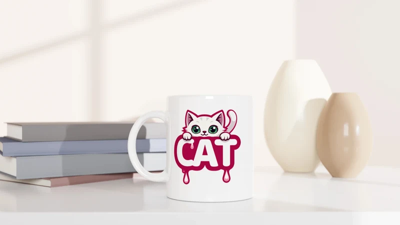 CAT - Katze in rosa - Tasse