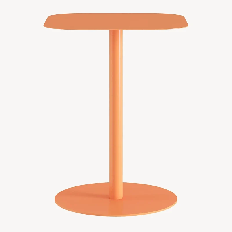 [en.casa] Beistelltisch Nastätten Gartentisch Couchtisch mit Metallgestell Sofatisch modernes Design