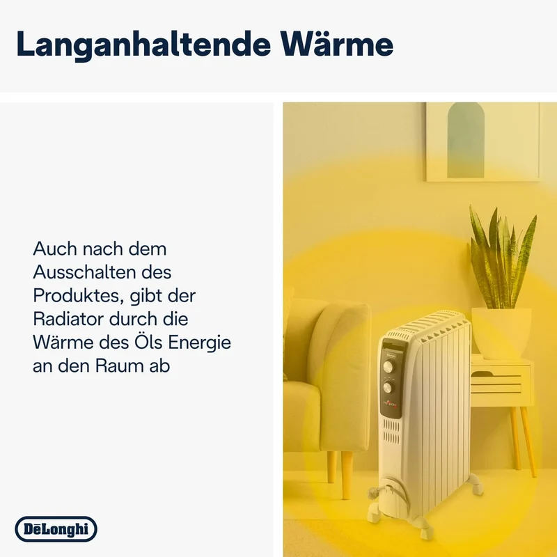 De'Longhi Heizkörper, Schwarz /, 2000 W