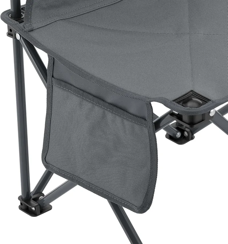 casa.pro Gartenmöbelset Banzi 3-TLG. Campingset 2 Stühle und Tisch faltbares Picknickset aus Textilg