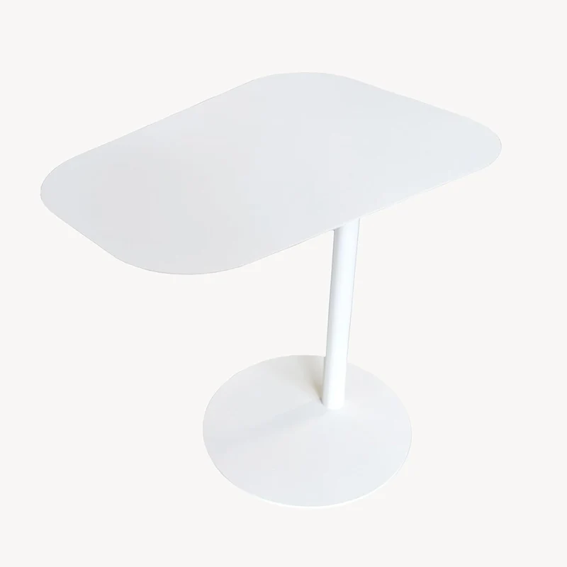 [en.casa] Beistelltisch Nastätten Gartentisch Couchtisch mit Metallgestell Sofatisch modernes Design