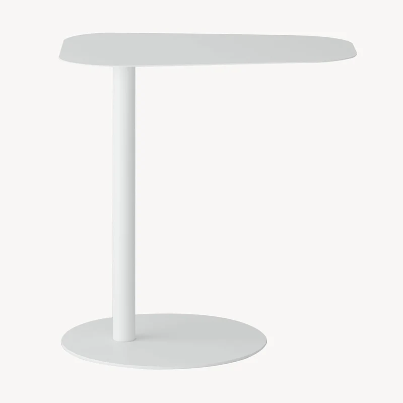 [en.casa] Beistelltisch Nastätten Gartentisch Couchtisch mit Metallgestell Sofatisch modernes Design