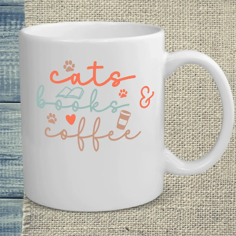 cats, books & coffee - Tasse