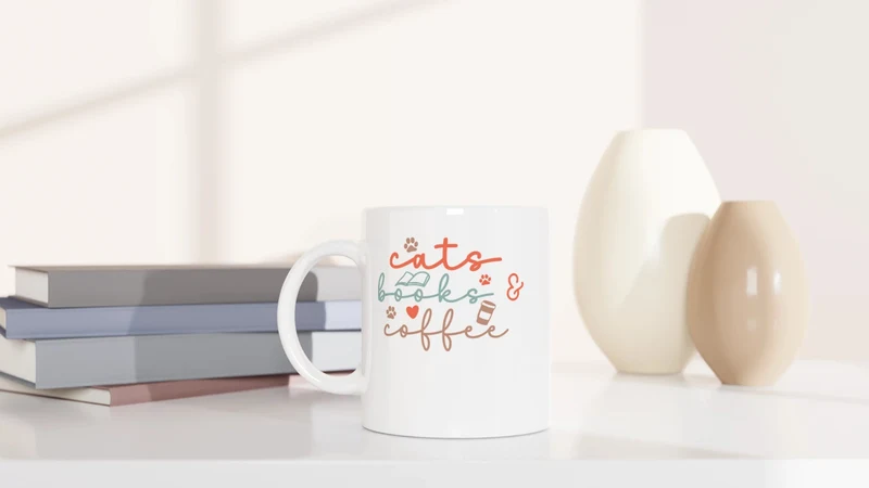 cats, books & coffee - Tasse