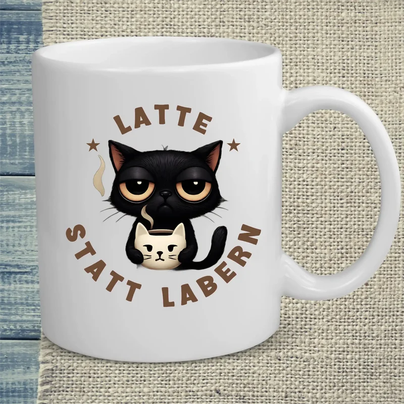 Latte statt labern - Tasse